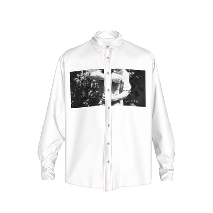 abrazos white button up shirt