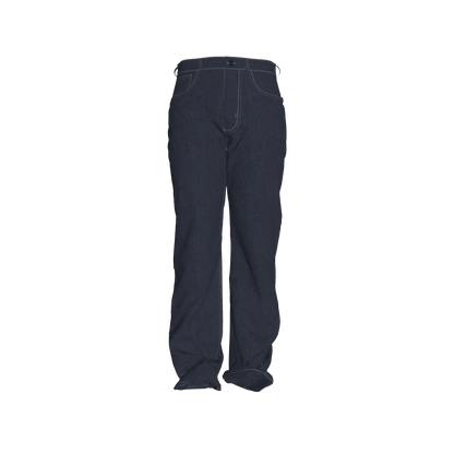 L'EGNA RISING (CLASSIC BLUE DENIM) FLARE JEANS
