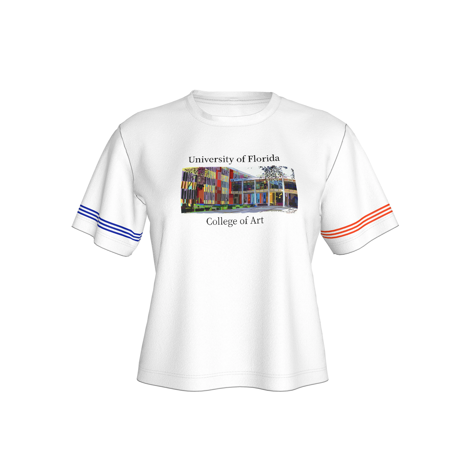 UF College of Art Women’s Premium Cropped T-Shirt