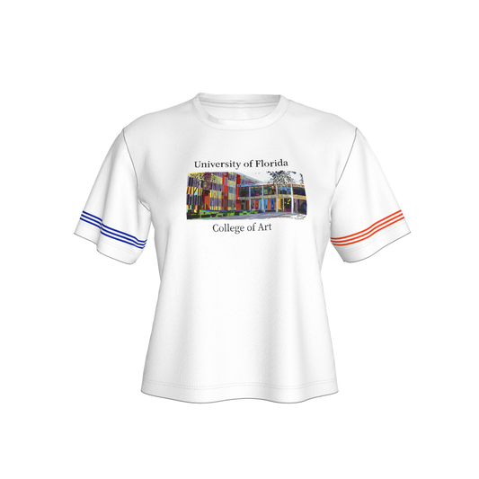 UF College of Art Women’s Premium Cropped T-Shirt