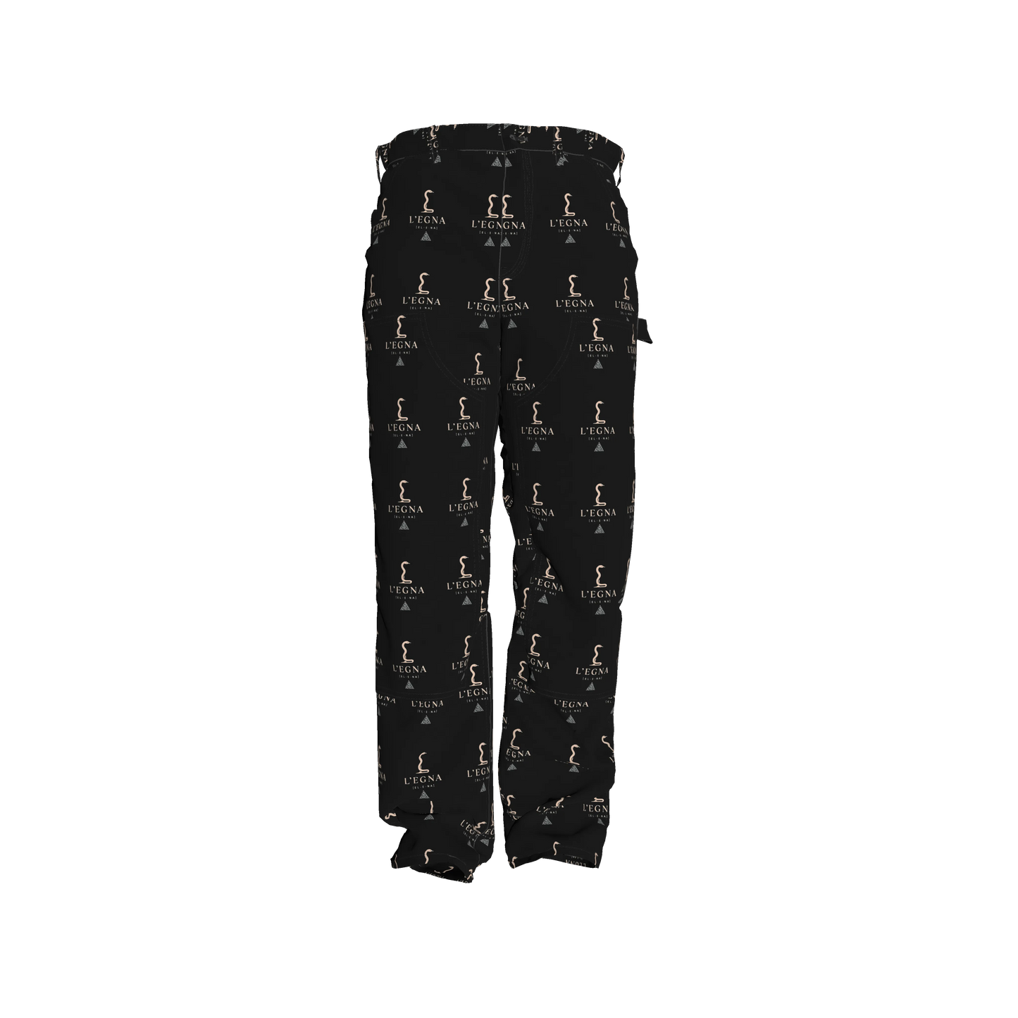 L'EGNA (EL-E-NA) RISING BLACKOUT BOXY Denim (All-Over Print)