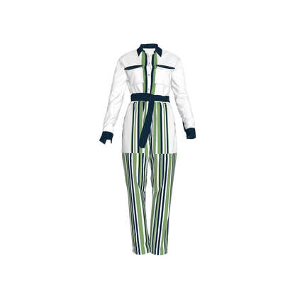 Button Front Jumpsuit
