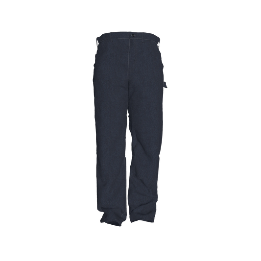 L'EGNA Rising Boxy Carpenter Denim Pant (Classic Blue)