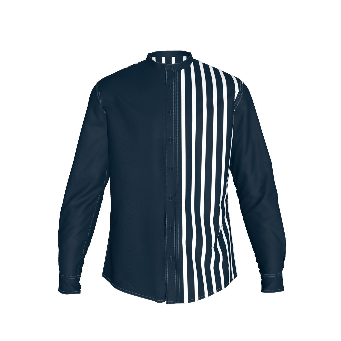 Basic Shirt Band Collar 