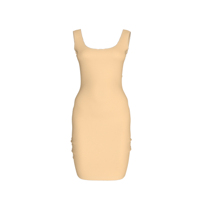 Body Con Tank Dress in Cotton-Spandex Lightweight Jersey