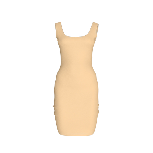 Body Con Tank Dress in Cotton-Spandex Lightweight Jersey