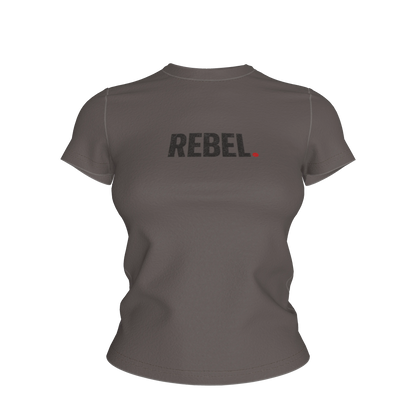REBEL Baby T-shirt in Lightweight Stretch Cotton Jersey