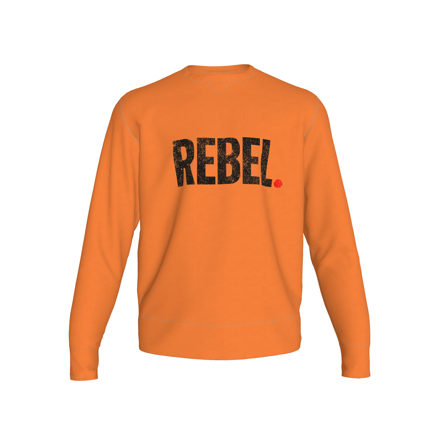 Orange Tailored Crewneck Sweatshirt