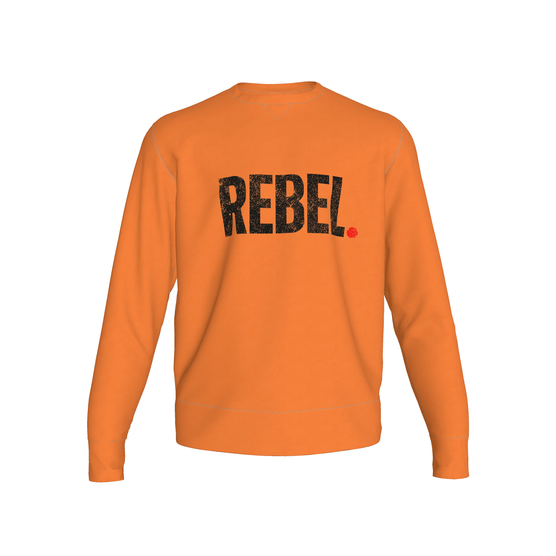Orange Tailored Crewneck Sweatshirt