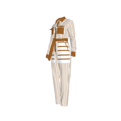 Button Front Jumpsuit