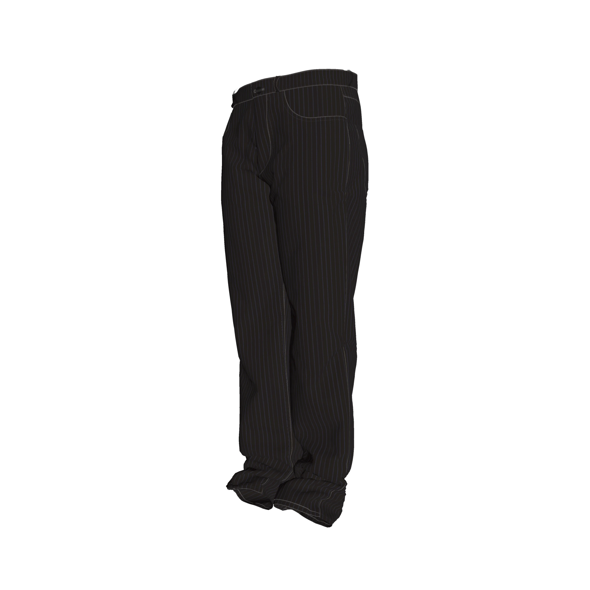 Brown on Black Pinstriped Premium Men’s Pant’s