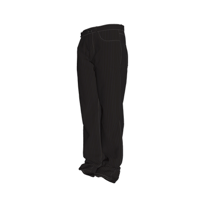 Brown on Black Pinstriped Premium Men’s Pant’s