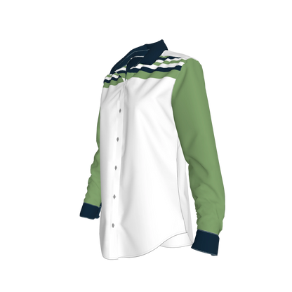 Striped Button Front Shirt