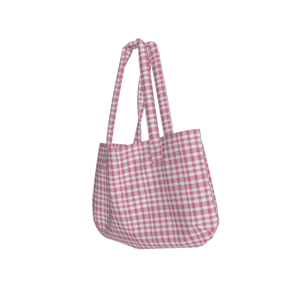 Large Tote Bag in Heavyweight Stretch Cotton Denim
