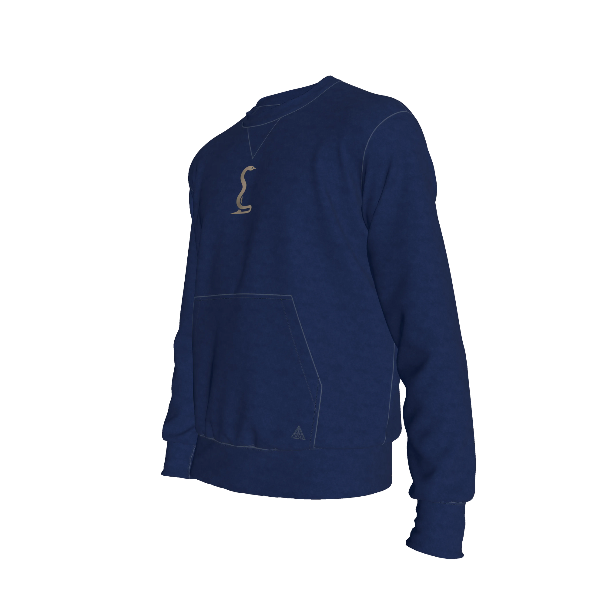 L'EGNA RISING 'Midnight Ascension' Crewneck Sweater (NAVY)