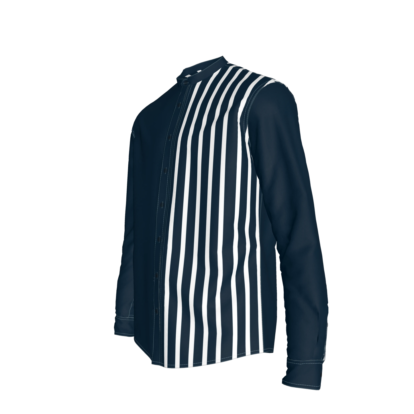 Basic Shirt Band Collar 