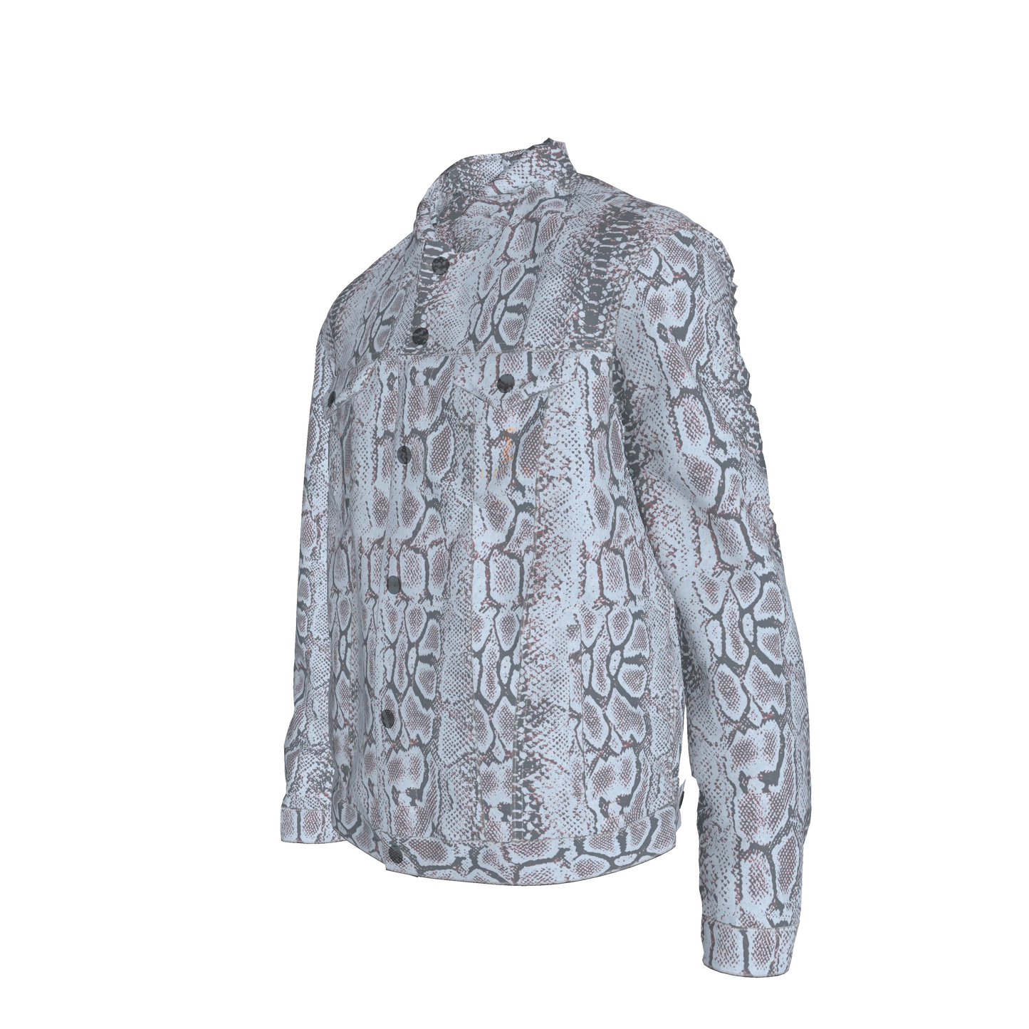 L'EGNA RISING 'SNAKESKIN' Jean Jacket