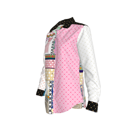 Shoosty V3 Paloma V4 Woman’s Dress Shirt – Silk Stretch Charmeuse