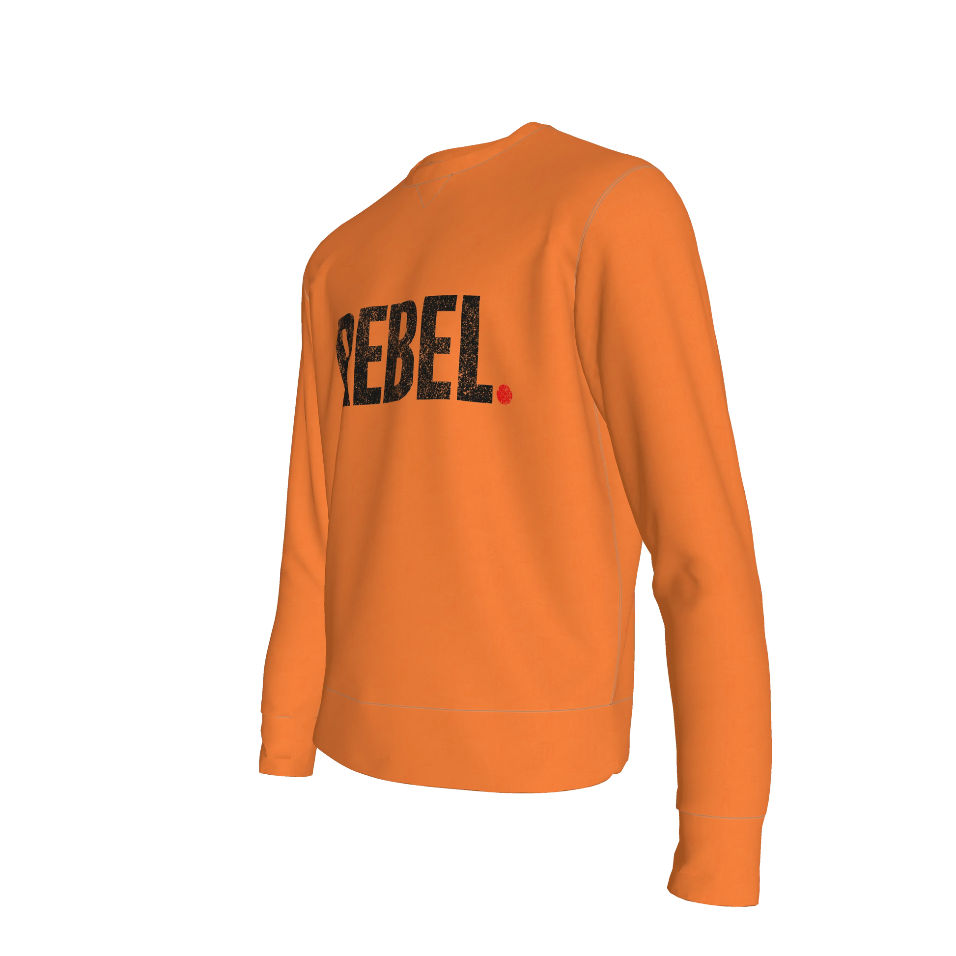 Orange Tailored Crewneck Sweatshirt