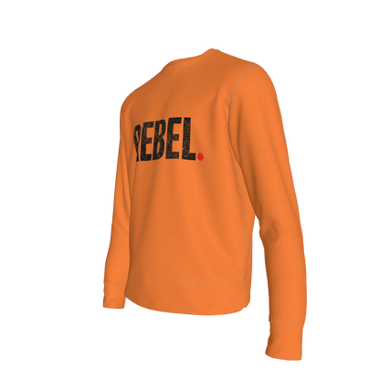 Orange Tailored Crewneck Sweatshirt