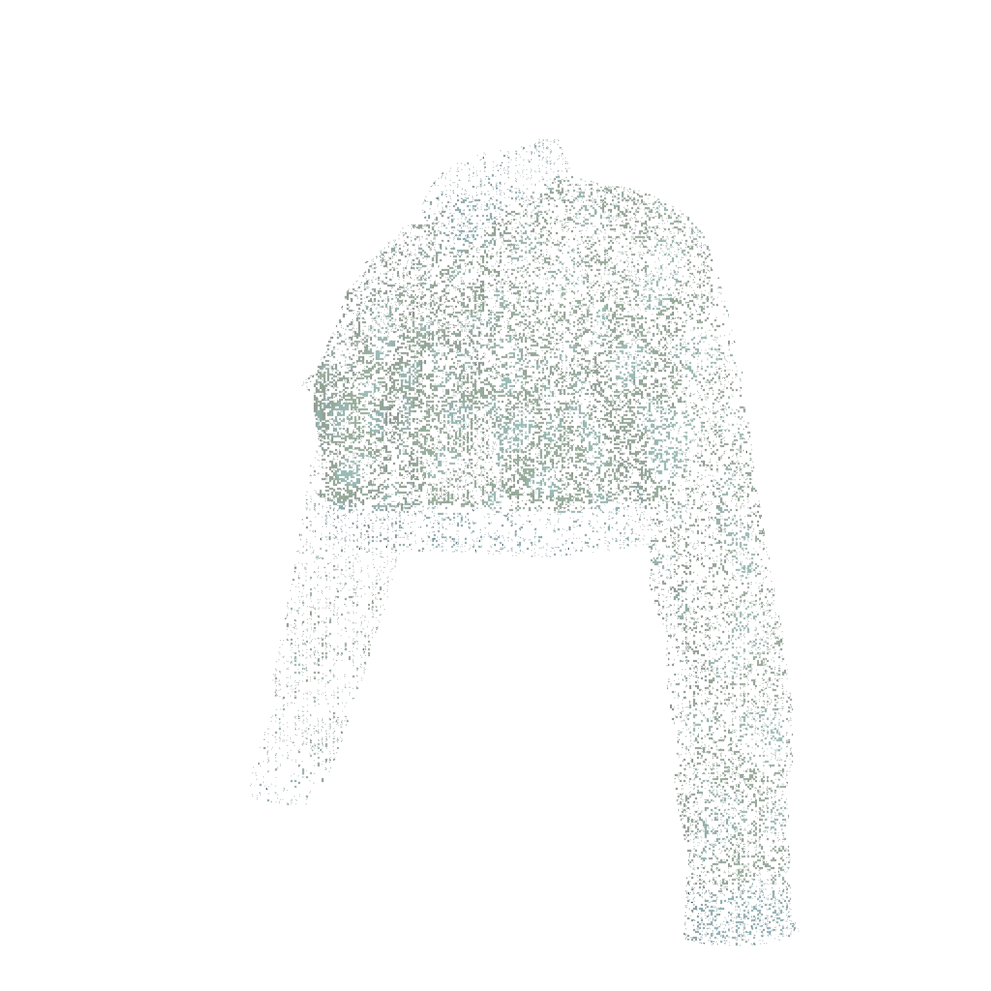 Green & Blue Cropped Jacket 