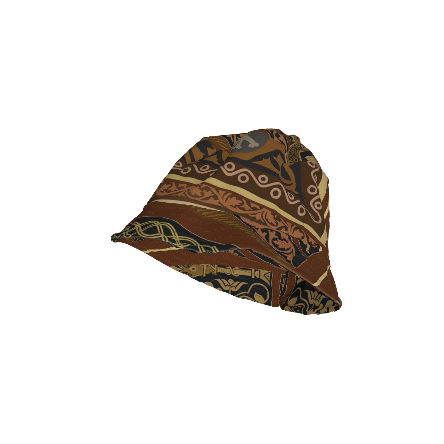 Printed Heavy Stretch Cotton Twill Bucket Hat