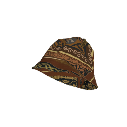 Printed Heavy Stretch Cotton Twill Bucket Hat