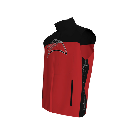 Invert plain knit vest