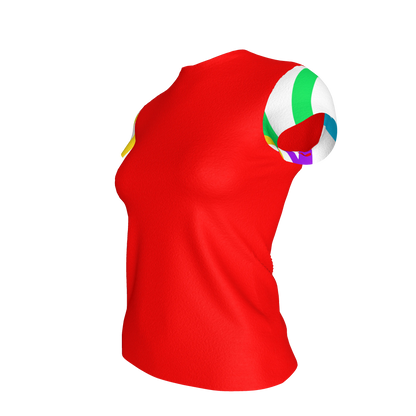 Short Sleeve T-Shirt in Visionary Red