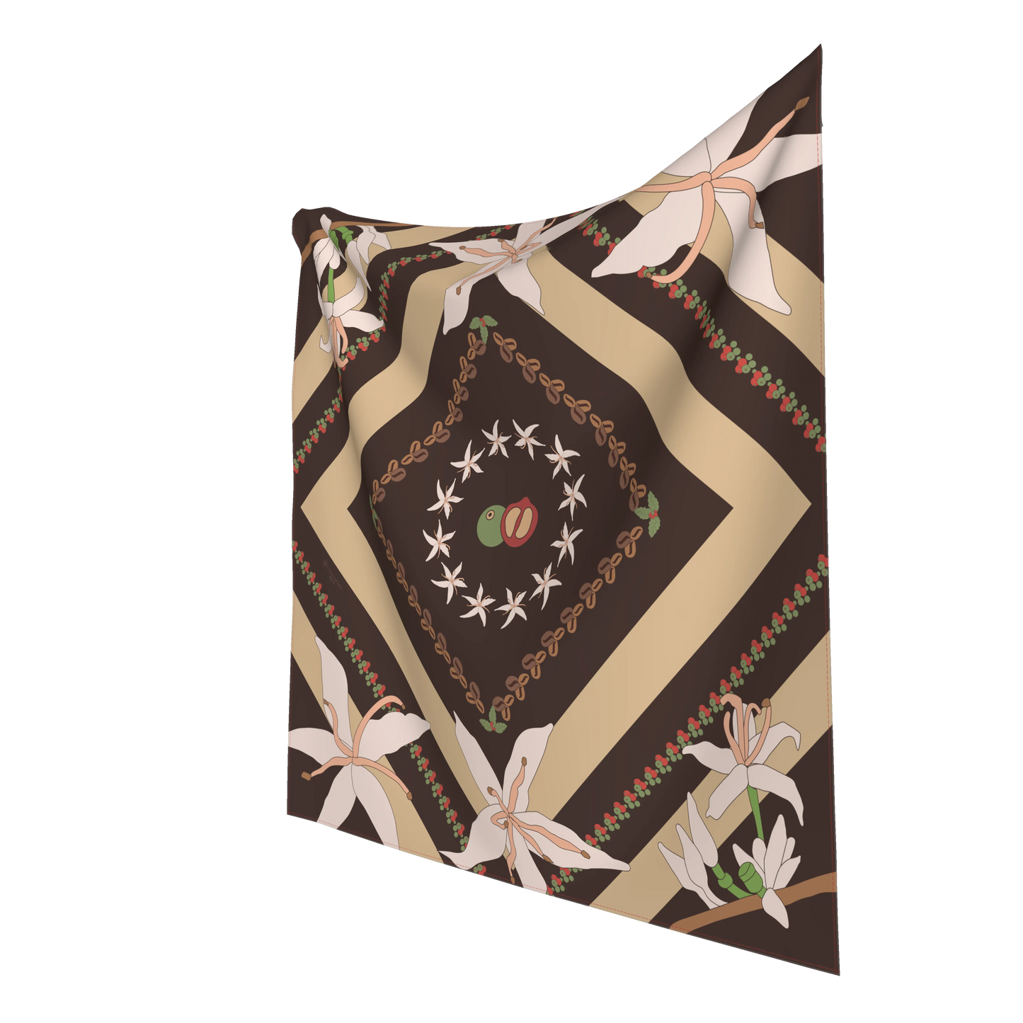 Pañoleta de café