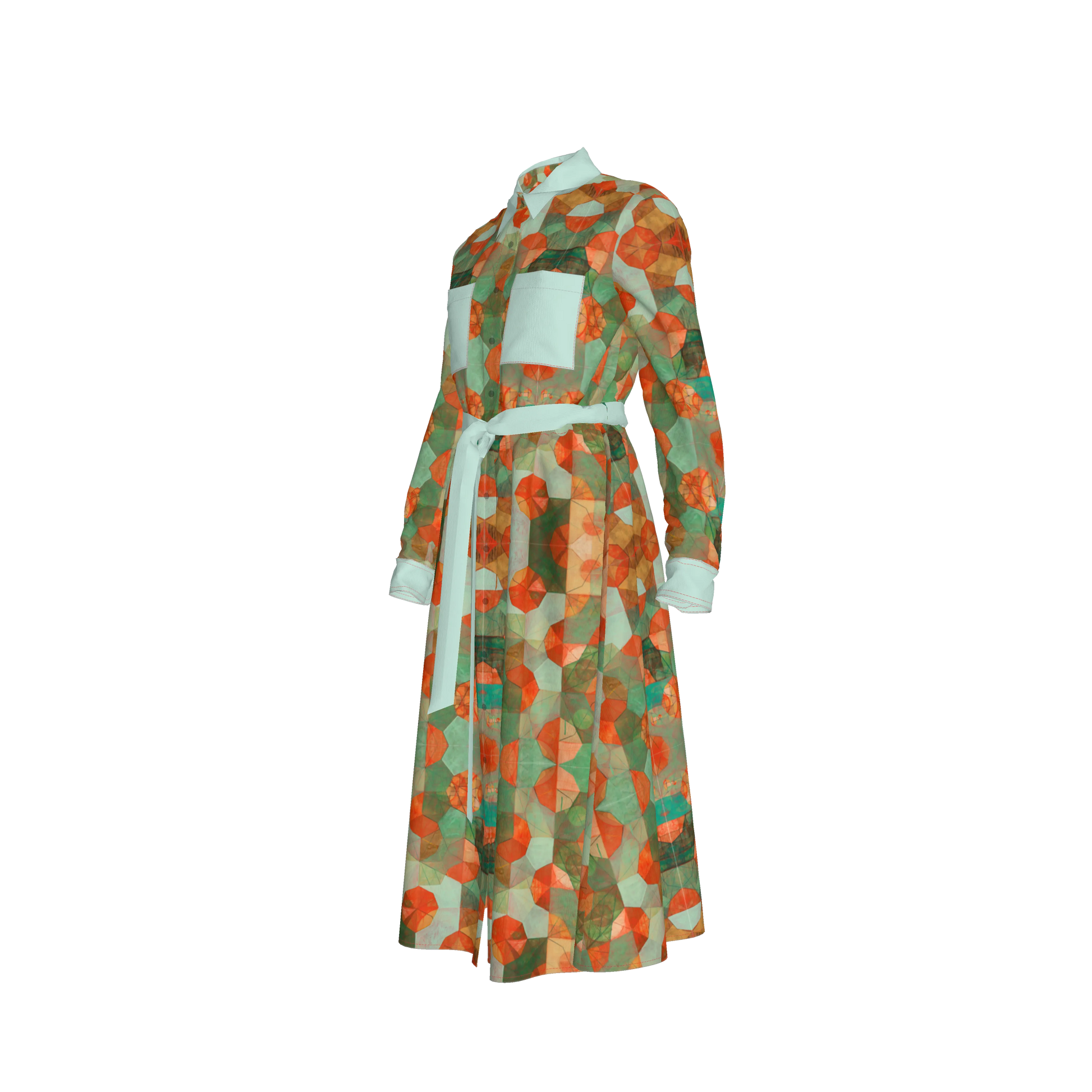 Lotus Born Shirt Dress