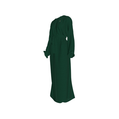 L'EGNA RISING Abaya Dress (Dark Green)