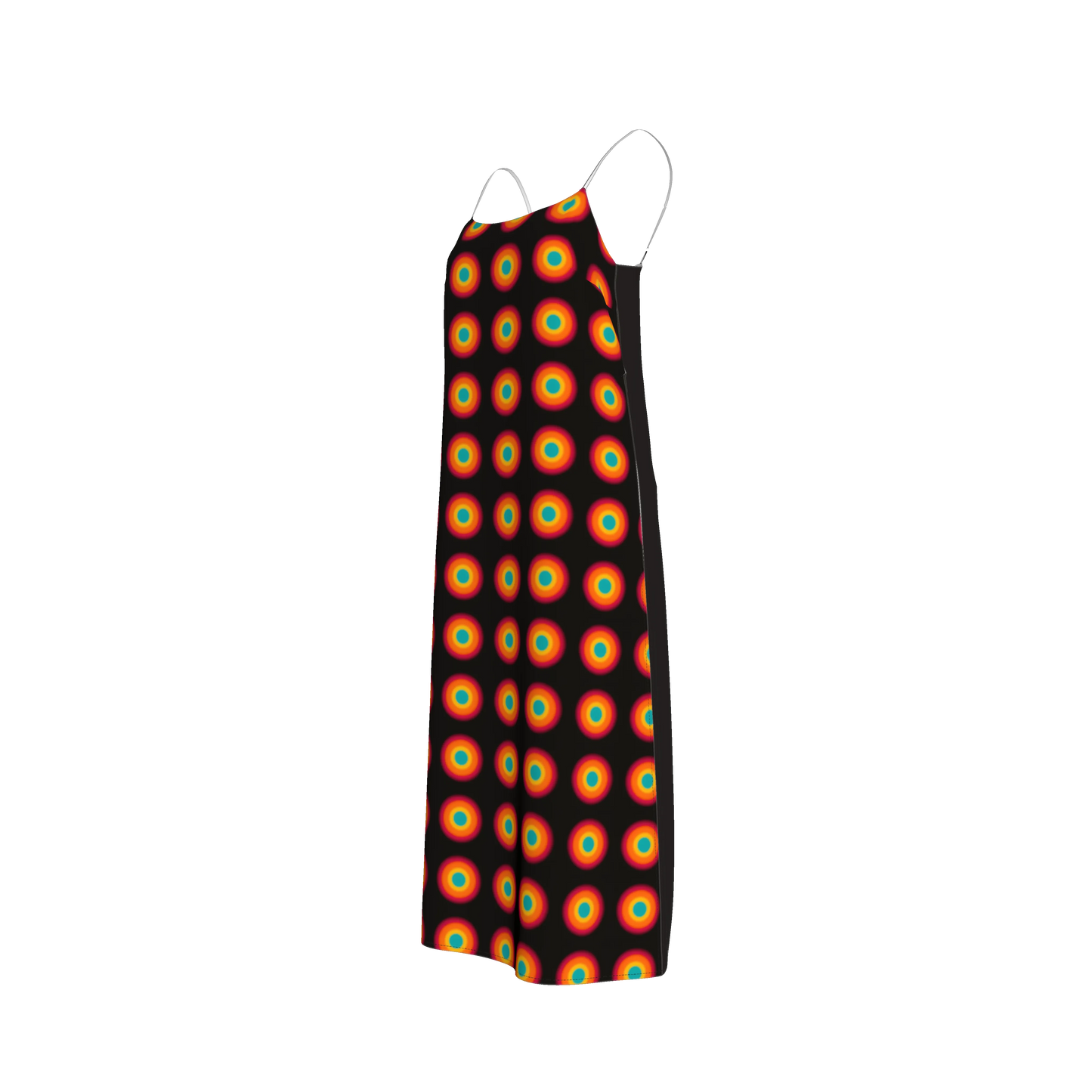 Organic Cotton Twill Slip Dress – Black