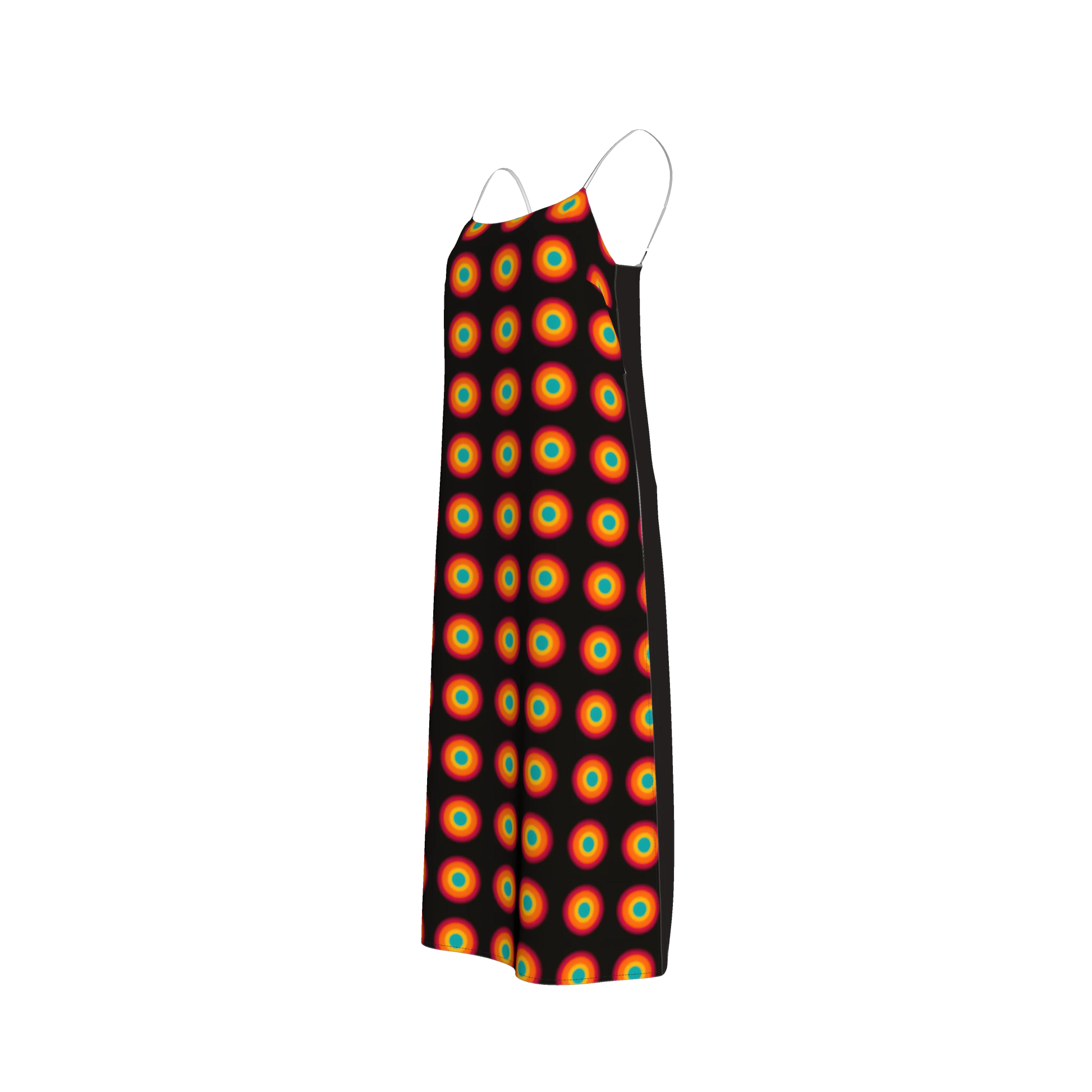 Organic Cotton Twill Slip Dress – Black