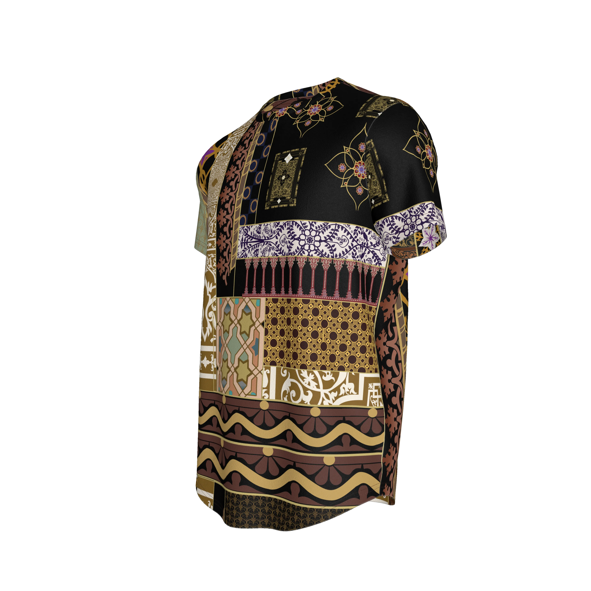 Andre Collection T-Shirt v1 – Fitted T-Shirt with Shaped Hem