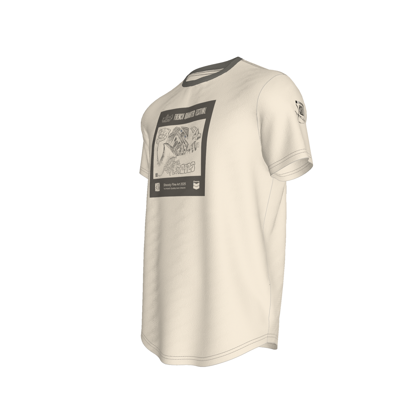 French Quarter Fest 2025 Fitted T-Shirt