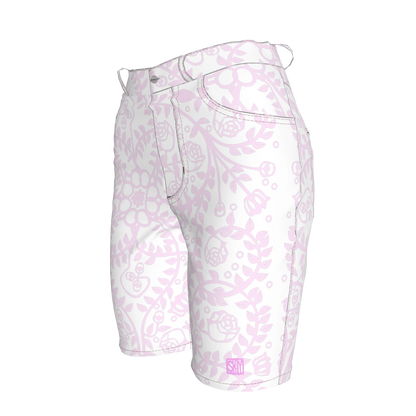 Shoosty Pink Slim Jeans Shorts