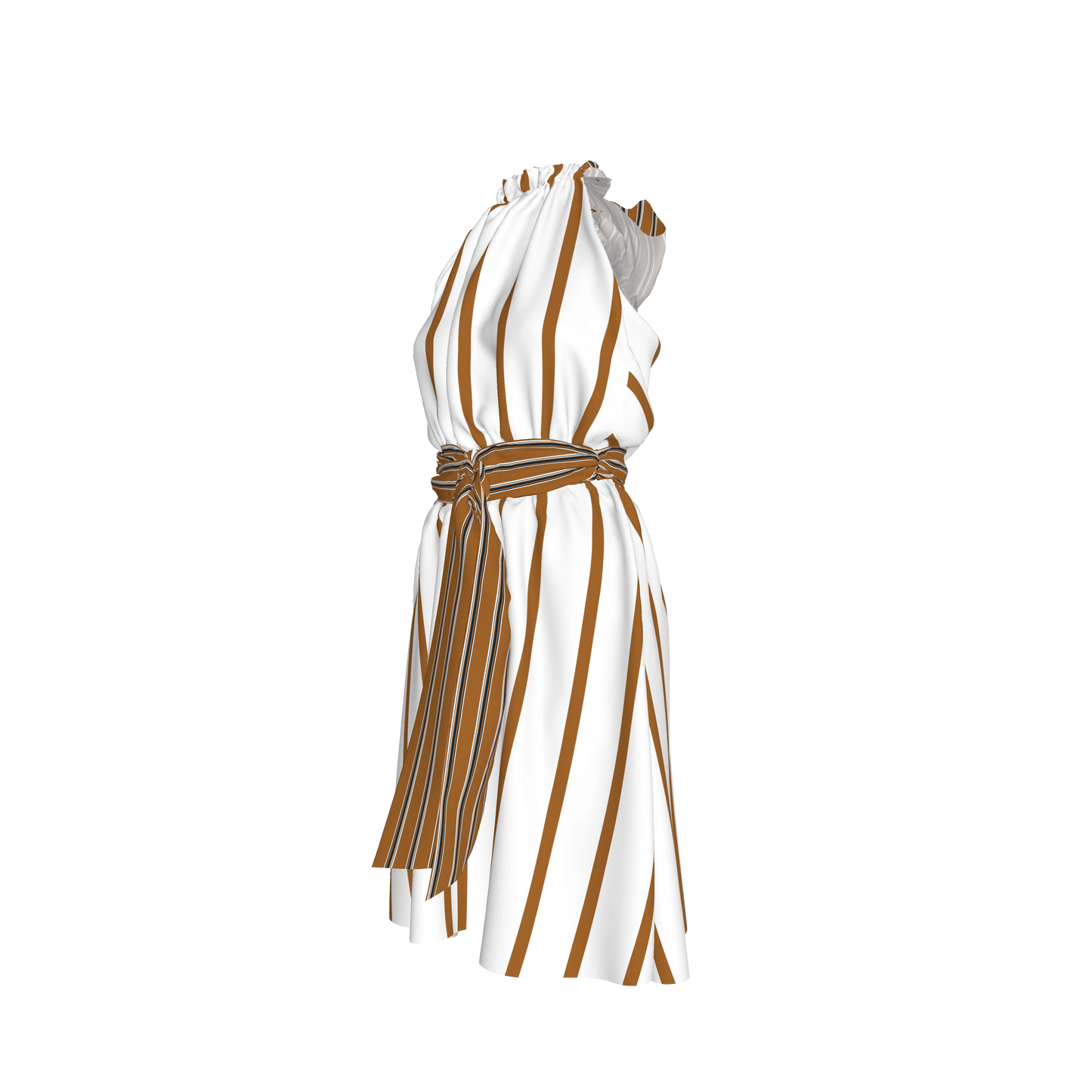 Knee Length Halter Dress