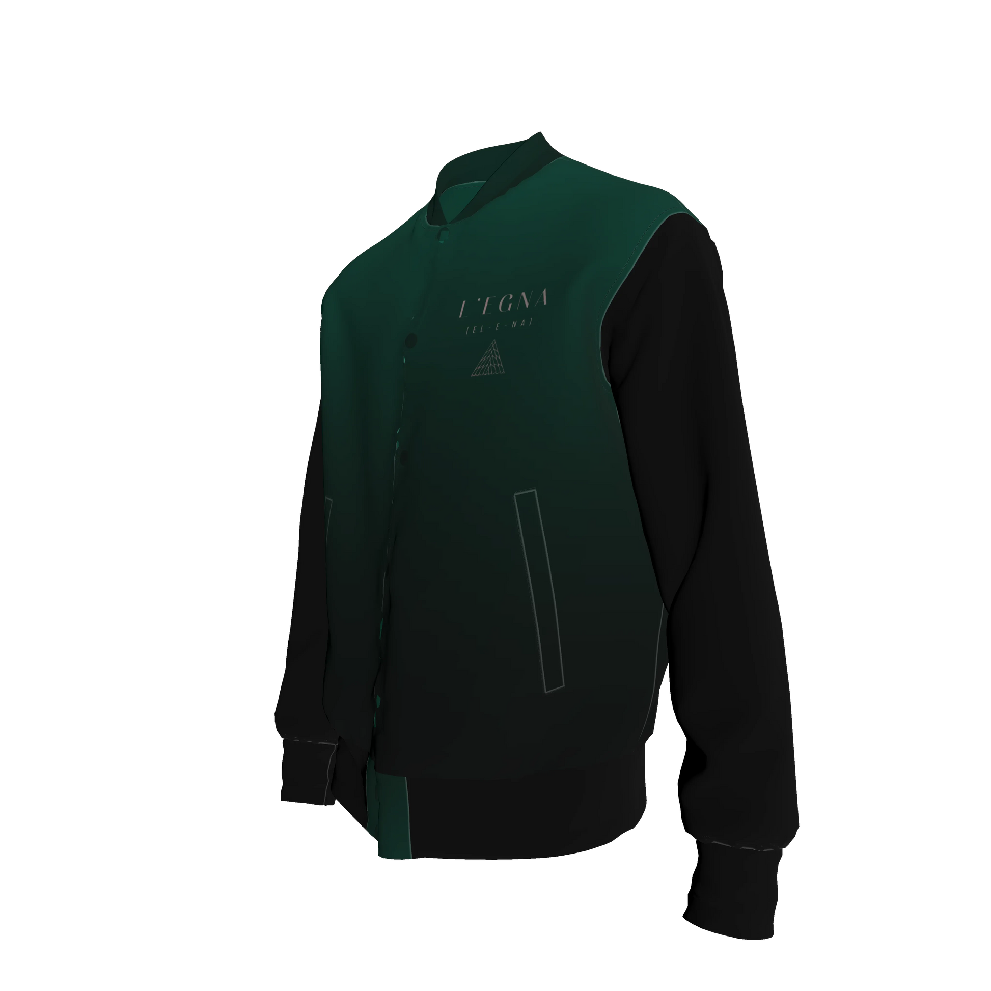 L'EGNA RISING (SIGNATURE  EMBLEM) VARSITY JACKET