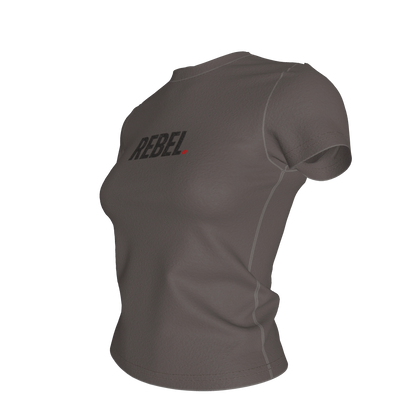 REBEL Baby T-shirt in Lightweight Stretch Cotton Jersey