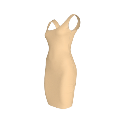 Body Con Tank Dress in Cotton-Spandex Lightweight Jersey