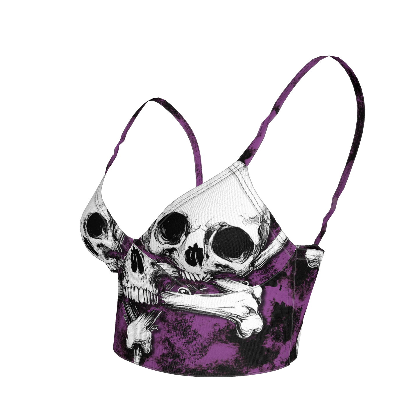 Purple Skeletittie Bralette Copy