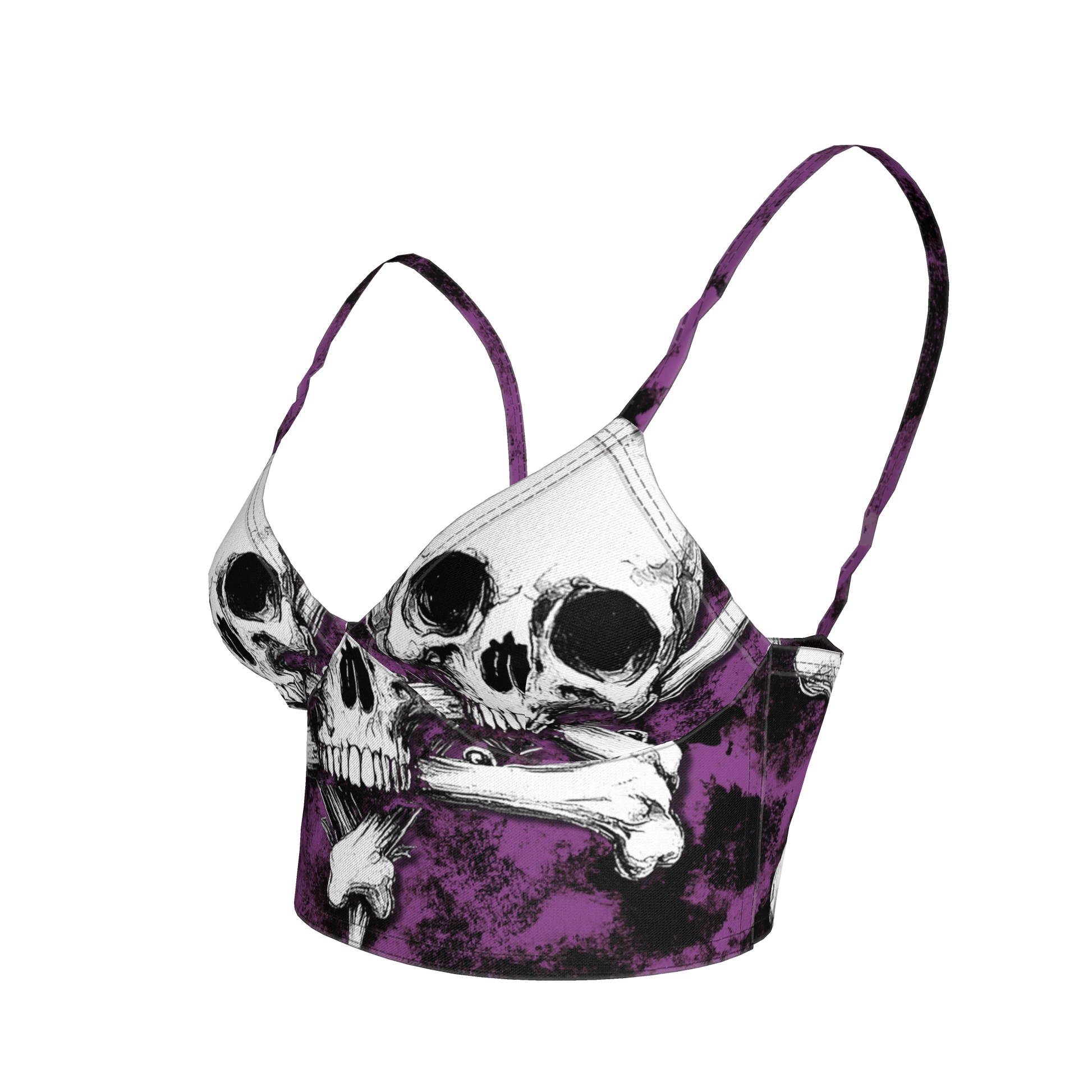 Purple Skeletittie Bralette Copy