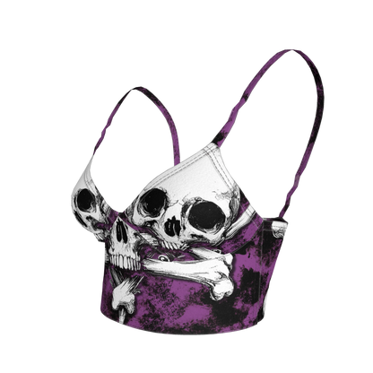 Purple Skeletittie Bralette Copy