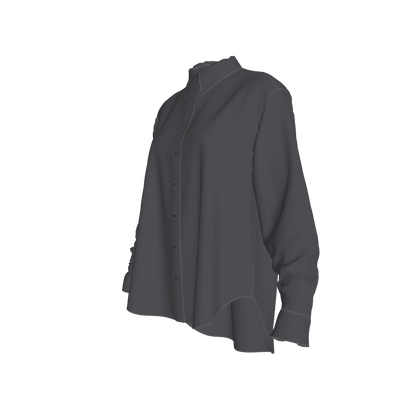 L'EGNA RISING SPARROW'S SHADOW Oversized Button-Up