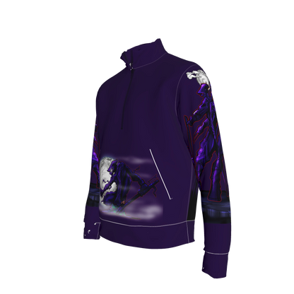 Tailored Quarter-Zip Sweatshirt – Midnight Hunter