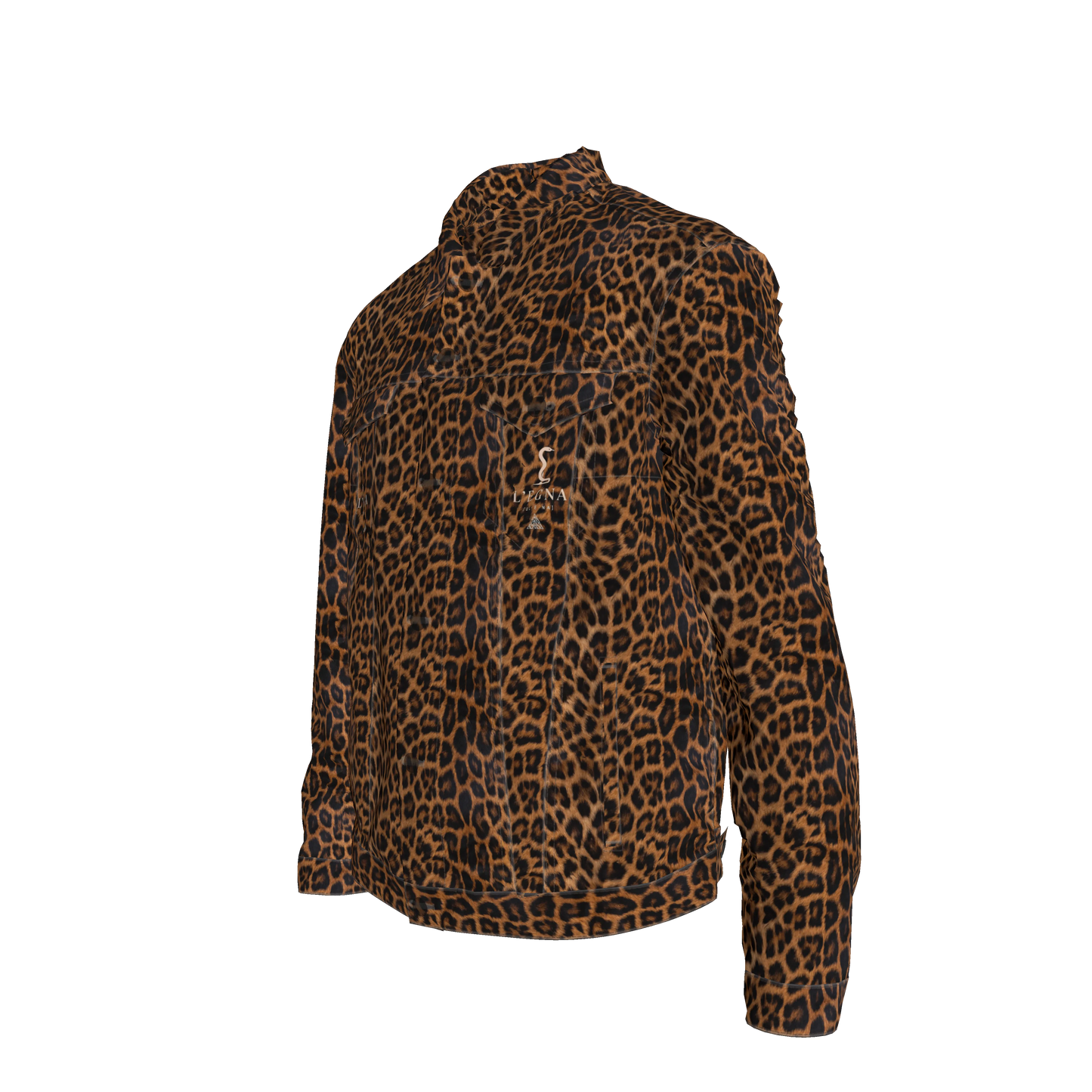 L'EGNA RISING Wild Style Jean Jacket (LEOPARD)