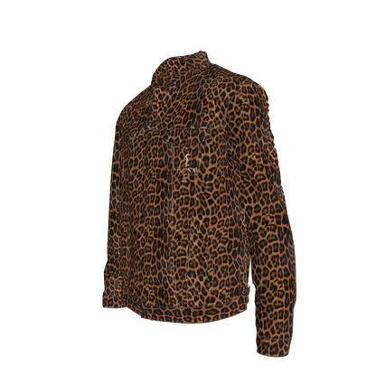 L'EGNA RISING Wild Style Jean Jacket (LEOPARD)