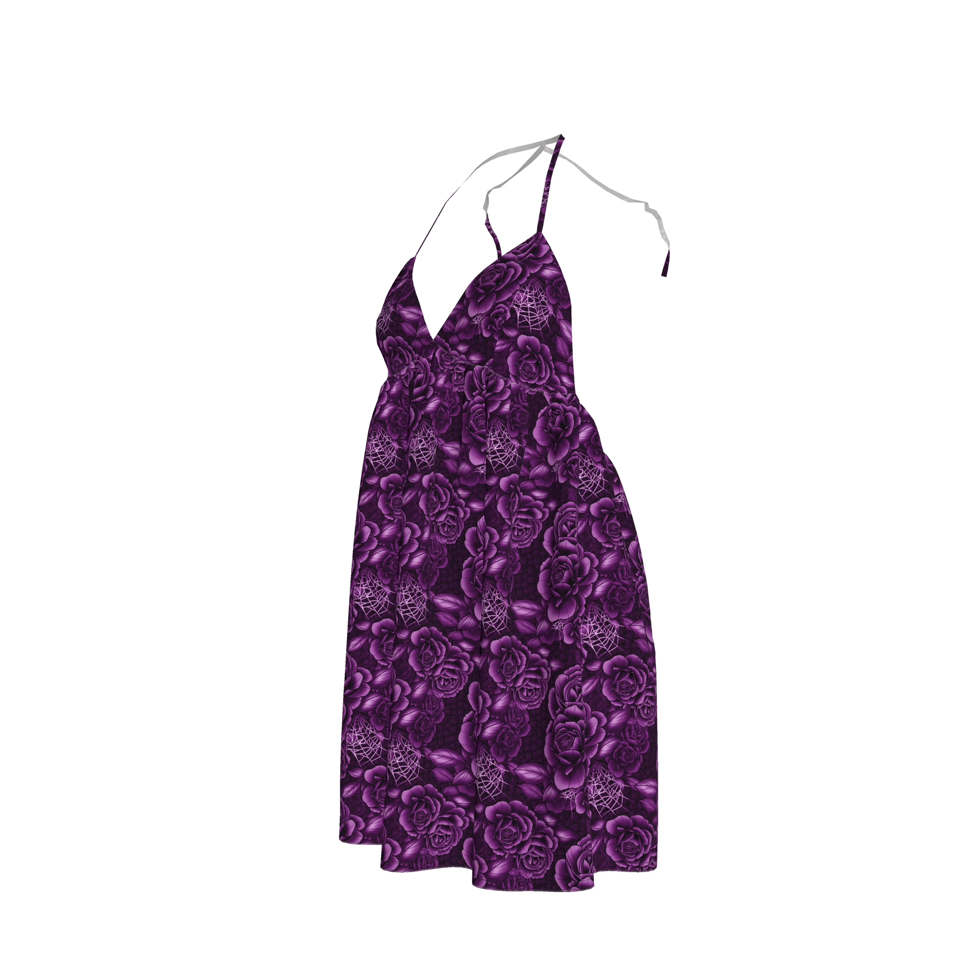 Purple Baby Doll Dress