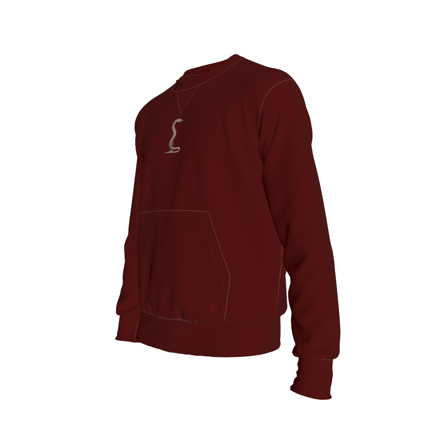 L'EGNA RISING 'Crimson Grace' Crewneck Sweater (BURGUNDY)